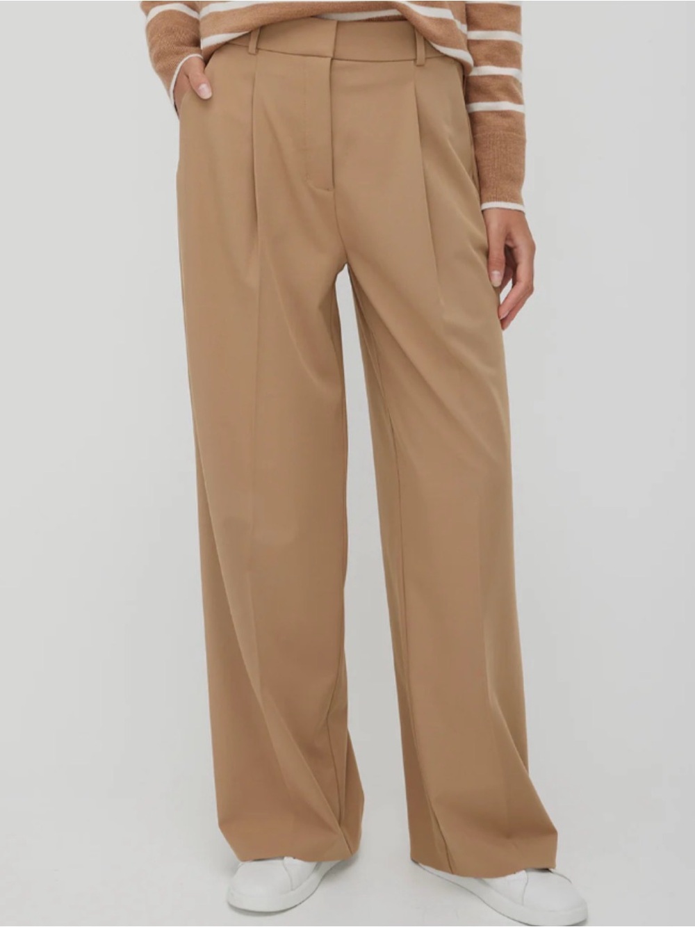 On Time Pleated Trousers